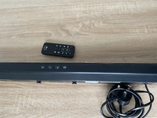 LG LAS260B 100 Watt 2 Channel Bluetooth Sound Bar Black TV Slim 