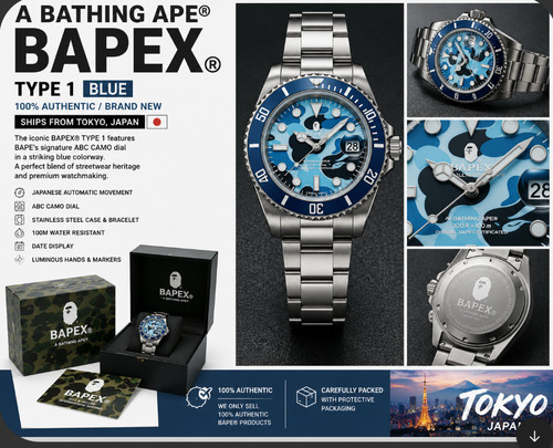 Bathing ape bape type 1 - a,