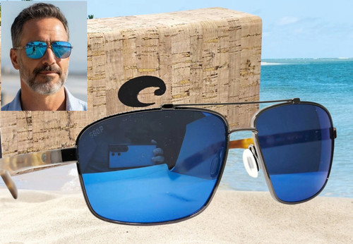 Costa del mar gunmetal - del, gunmetal/blue