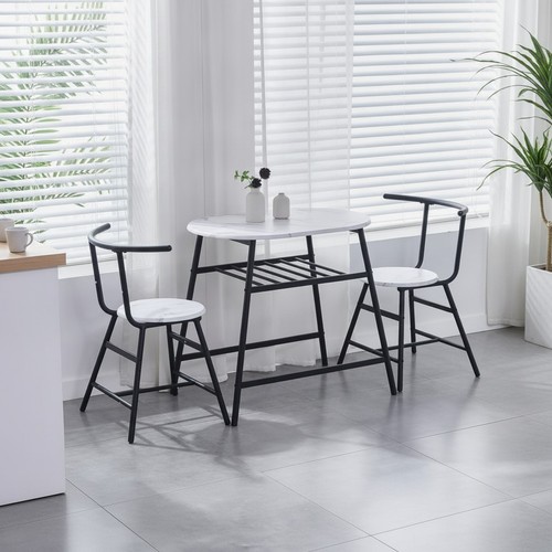 Modern dining set white - modern,