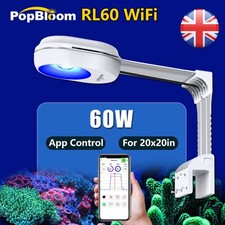 PopBloom RL60 Reef LED Aquarium Light 60W for Marine Coral Nano Reef SPS/LPS