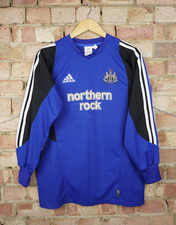 Newcastle United 2003 2004 Goalkeeper Away Blue Shirt GK Jersey Size Mens Small