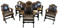 8 Antique Old World French