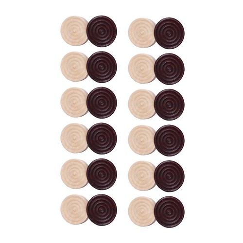 24pcs round backgammon pieces - 24pcs,