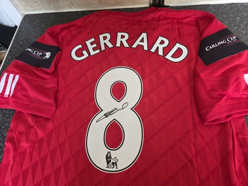 Steven gerrard signed - gerrard,