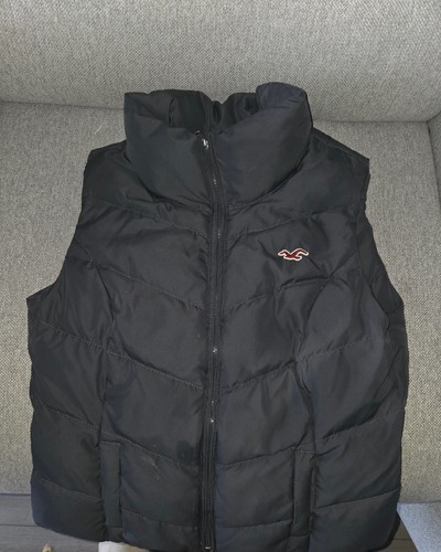 Hollister womens black down - black,