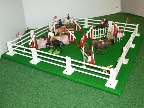 Britains show jumping set - britains,