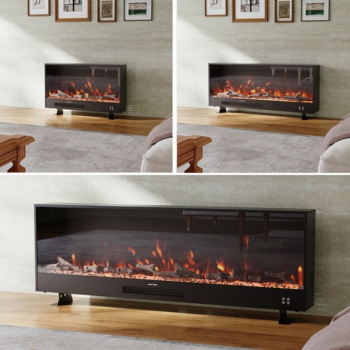 Electric fireplace media fire - electric,