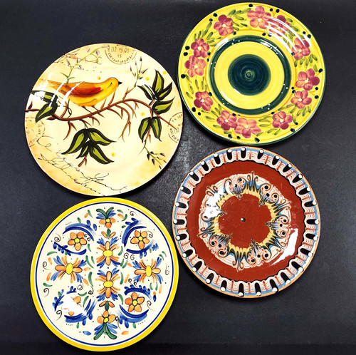 Mismatched decorative plates - decorative,