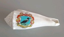 Vintage Crested China Shell Royston Herts Crest
