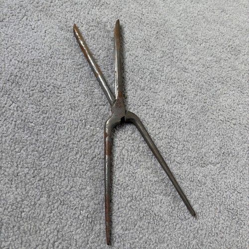 Antique victorian curling iron - victorian,