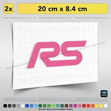 2x Ford RS Logo Stickers Vinyl