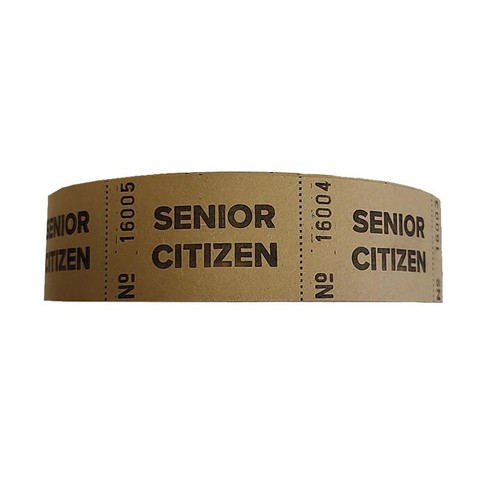 Senior citizen roll tickets - tickets, (1