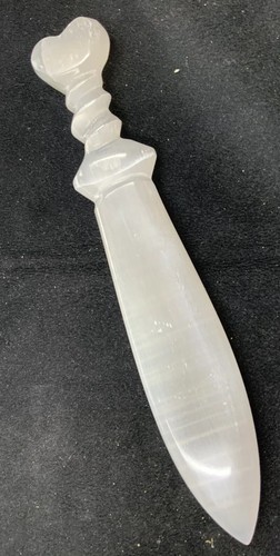 Selenite natural wand sword - selenite,