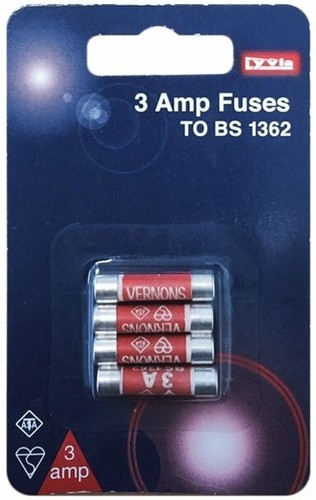 Domestic fuse 3amp 5amp - 3amp,,