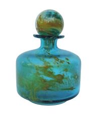 Hand blown art glass perfume bottle