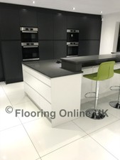 Royale® Modern High Gloss White Ceramic Tile / Floor / Kitchen  - 80cm x 80cm