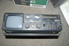Vintage retro Binatone visioncorder 01/9771 portable tv radio cassette recorder