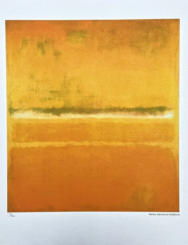 Mark rothko yellow and - rothko,