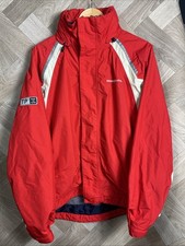 Henri Lloyd TP1 Sailing Jacket Size Large Mens All Weather Waterproof Hooded Red