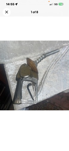 Vintage husky petrol pump - vintage,