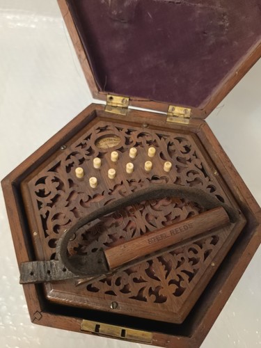 Vintage lachenal concertina - vintage,