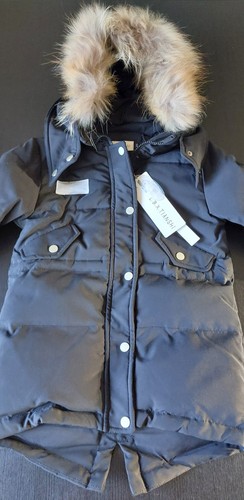 Boys black longline coat - boys,