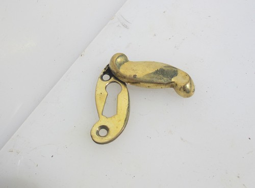 Victorian brass keyhole - brass,