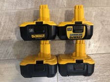 4 X Dewalt DE9180 / DC9180 18V Li-Ion 2Ah/4Ah NANO Batteries NON-WORKING FAULTY