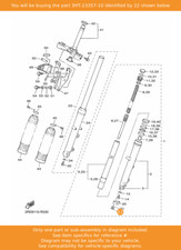 YAMAHA Nut, 3HT-23357-10 OEM