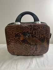 HEYS Luggage Brown Snakeskin