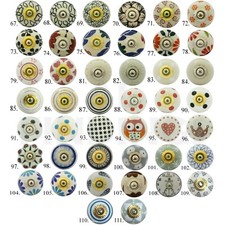 Ceramic door knob knobs shabby