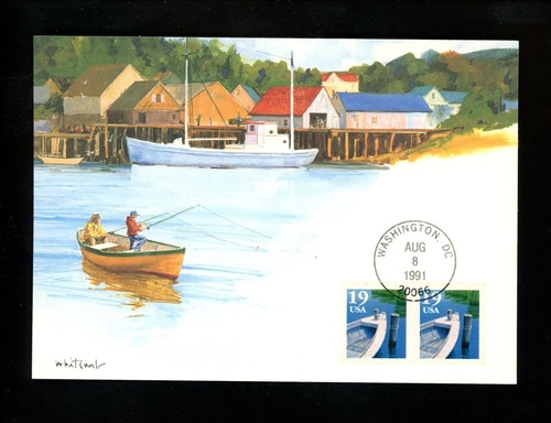 Fdc 2529 fishing - fishing, boat