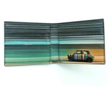 Paul Smith Wallet - ' MINI Blur ' Black Leather Billfold RRP: £220