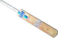 Vintage English Willow GUNN & MOORE Cricket Bat 87cm Full Size Adult 1.17kg