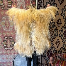 Natural Angora Goat Skin Rug