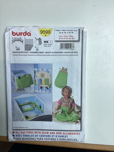 Burda 9598 sewing pattern