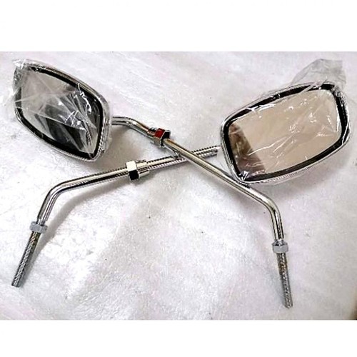Side mirror oval chrome for - oval,