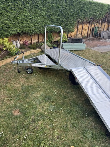 Transverse motor bike trailer - motor,