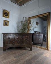 18thc English Oak Carved