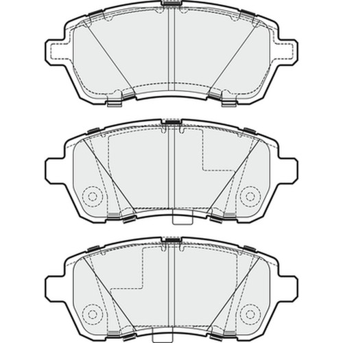 Brake pads set for ford - pads,