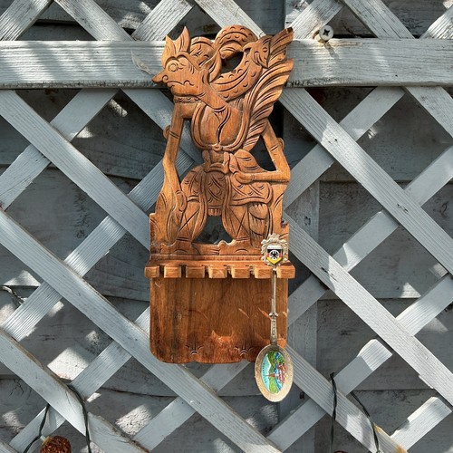 Vintage carved wooden - vintage,