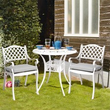Set of 2 Cast Aluminum Chairs