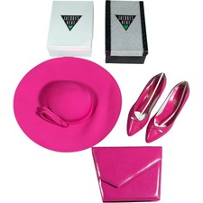 Jacques Vert Pink Hat Shoes
