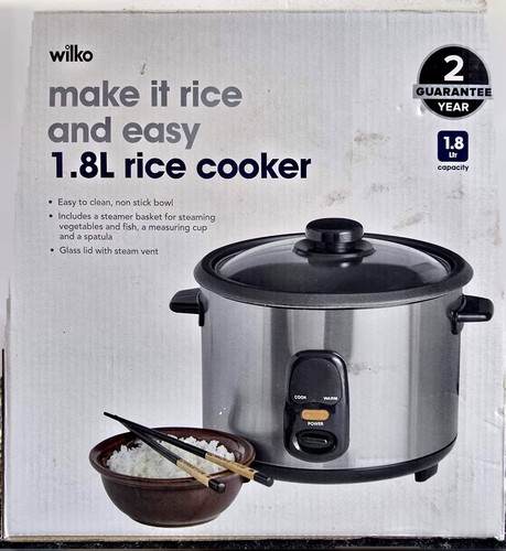 Wilko rice cooker food - 1.8l, &