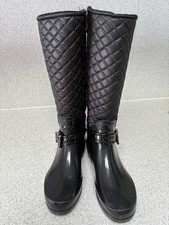 Ladies Knee Length Black Boots