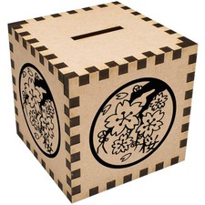 'Japanese Cherry Blossom' Money Box / Piggy Bank (MB00000652)
