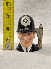 Vintage Royal Doulton The London Bobby 1985 British Police Officer Big Ben 3"