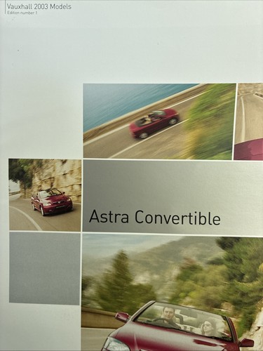 The vauxhall astra convertible - vauxhall,