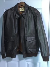 1980s VINTAGE A2 FLIGHT JACKET
